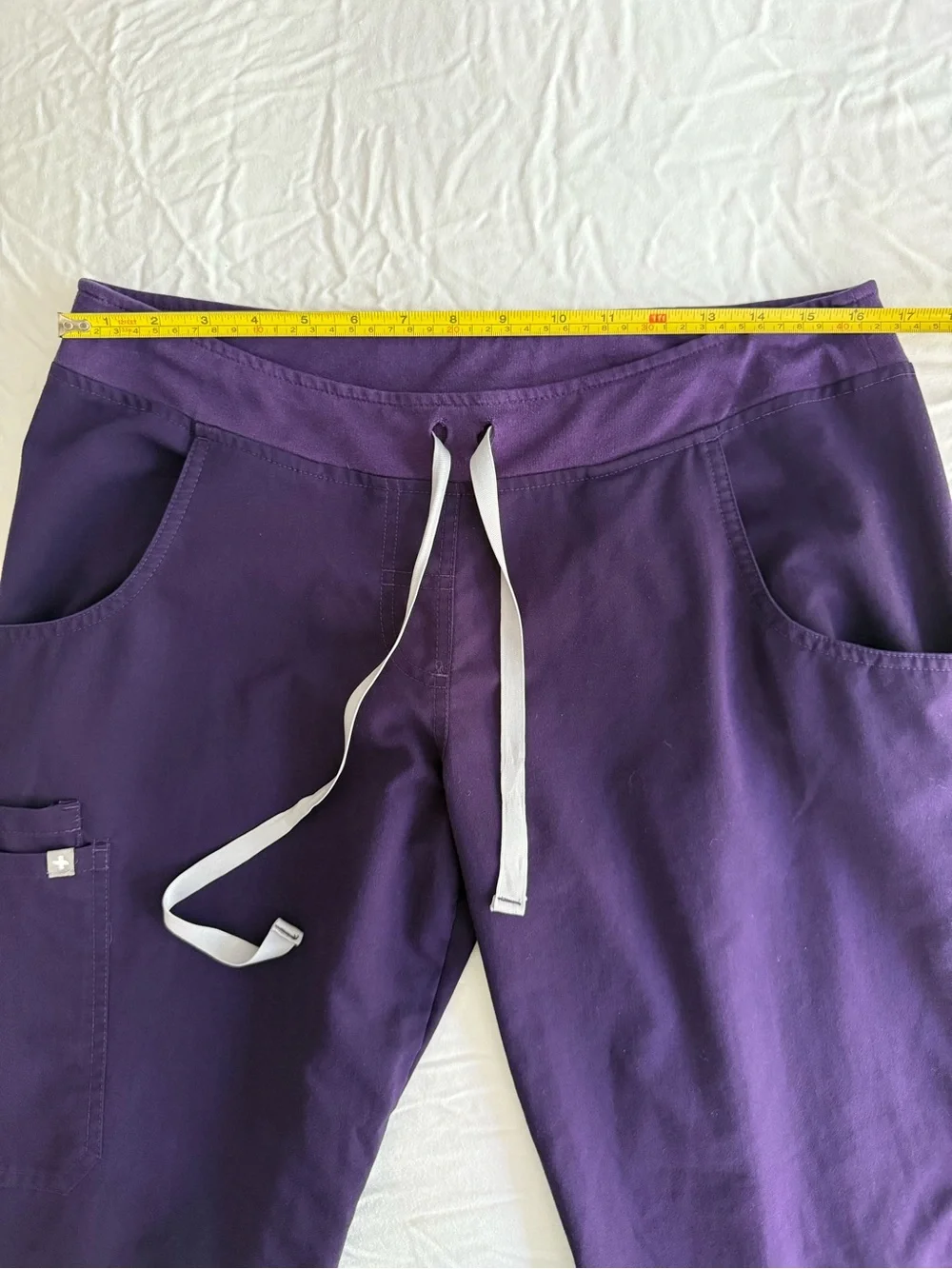 FIGS Scrub Pants Men's S Purple Technical Collection Drawstring Medical Nurse